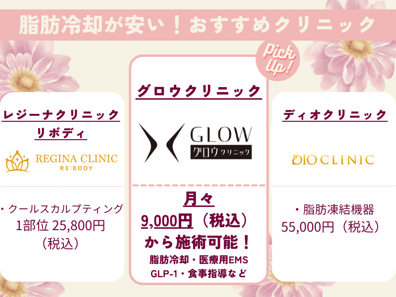 痩身エステ どこよりも安い、脂肪冷却4箇所60分を受けられるチケット